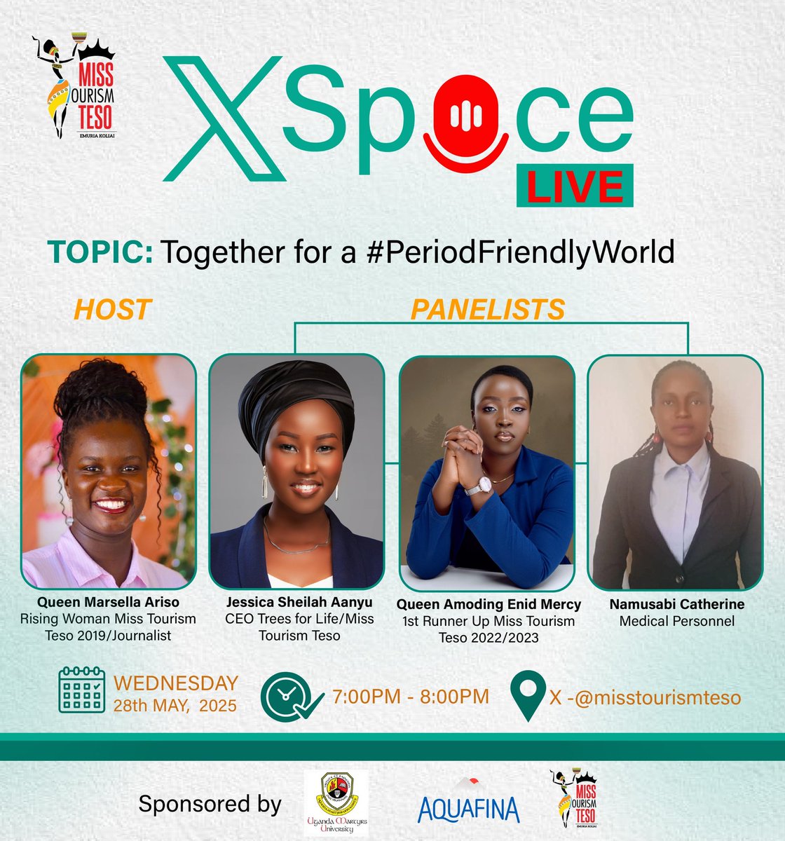 #PeriodFriendlyWorld
Happening now.

x.com/i/spaces/1Yqxo…

Some conversations are for everyone and this is one of them.
What do you know about #PeriodPoverty