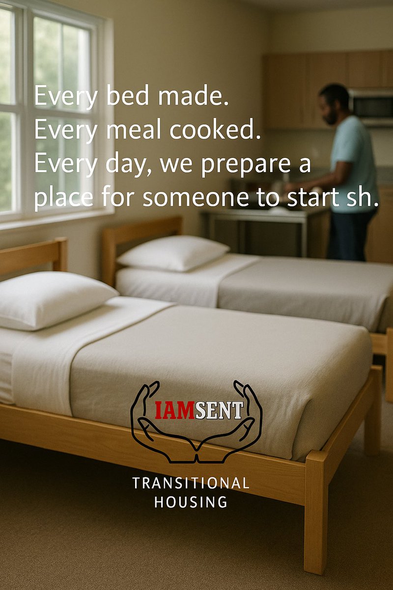 iamsentla's tweet photo. ✨ Every detail matters.
From clean beds to warm meals, IAMSENT Transitional Housing is committed to building a space of dignity, care, and new beginnings. 🛏️🍽️

Because starting over should feel safe, supported, and human.

#IAMSENT #TransitionalHousing #FreshStart #explorepage https://t.co/zmJHb0V0us