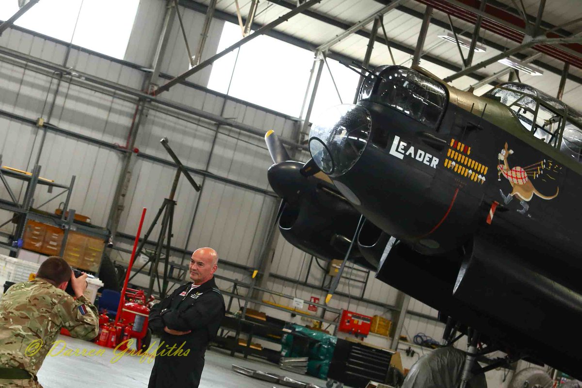 Quite overwhelming; as it always is; seeing the <a href="/RAFBBMF/">RAF BBMF</a> in flight &amp; visiting the hanger for a tour (thanks to our guide Ian) but my biggest joy was actually seeing some of the crew in the flesh for the 1st time. Can't wait to see the official squadron portraits that were taken