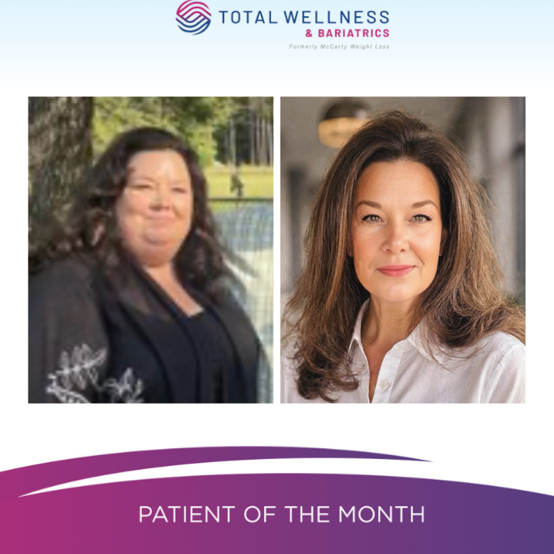TotalBariatrics's tweet photo. June POTM, Kelli Kozak! " I had the Mini Sleeve Surgery on April 16, 2021, and four years later, I have lost a total of 149 pounds, 67 inches collectively, and have gone from a size 28 to a size 6. I no longer have high blood pressure or high cholesterol, and my A1c is normal." https://t.co/vRgkCUUZSU