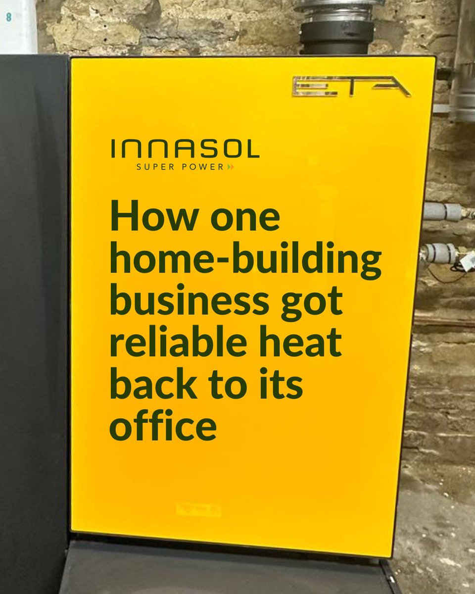 Their old wood pellet boiler broke down constantly, but a new 50kW ETA PC, and their heating was reliable again.

innasol.com/how-one-home-b…

#biomassenergy #renewableheating #sustainablebusiness