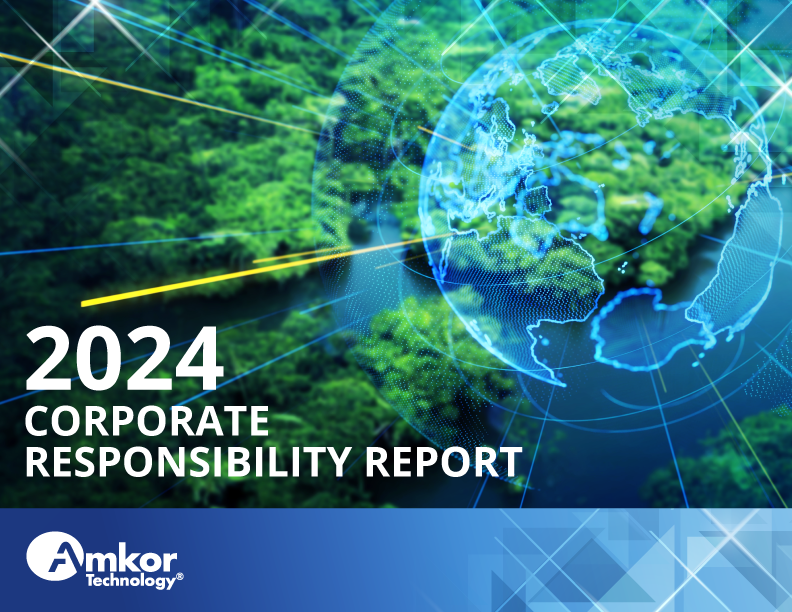 Amkor’s 2024 #CorporateResponsibility Report is here! 🌍

From #NetZero goals to stronger #supplychain ethics and lower water use, we’re advancing #sustainability with purpose.

📘 Read more: bit.ly/4mw1qAS

#Amkor #CSR $amkr #CSRReport #Sustainability