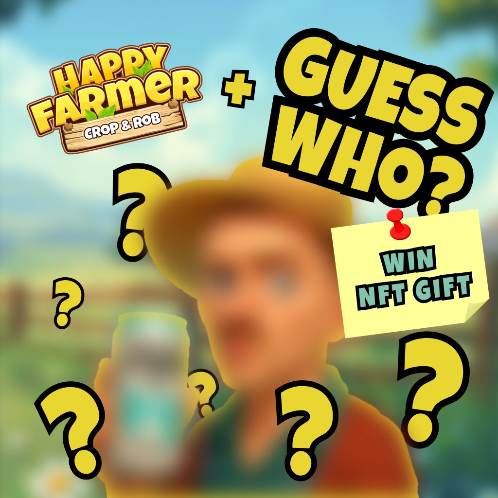 CropAndRob's tweet image. Nice to see you, neighbors! 👨‍🌾

The time has come! We're going to roll out a BIG update in the next 24 hours! 

The first season of with profitable plants will begin tomorrow! Are you ready for items from the Star Farmer in our app? Can you guess who he is? 👨‍🌾

3 NFT gifts guess…