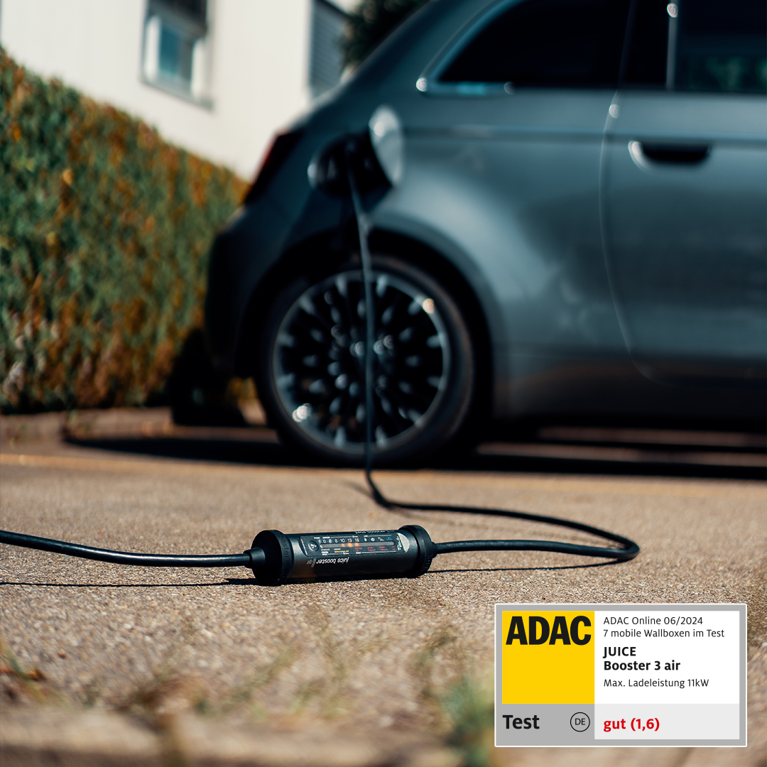 JuiceTechnology's tweet photo. 🧪 ADAC testet praxisnah: Keine reinen Labortests – hier wird realitätsnah unter härtesten Bedingungen geprüft.
Wir sind stolz, dass unser JUICE BOOSTER 3 air von einer unabhängigen Stelle zum Testsieger gekürt wurde! 🙌
#bev #elektroauto #ladestation #wallbox #fleetsolution https://t.co/627lhPU4C8