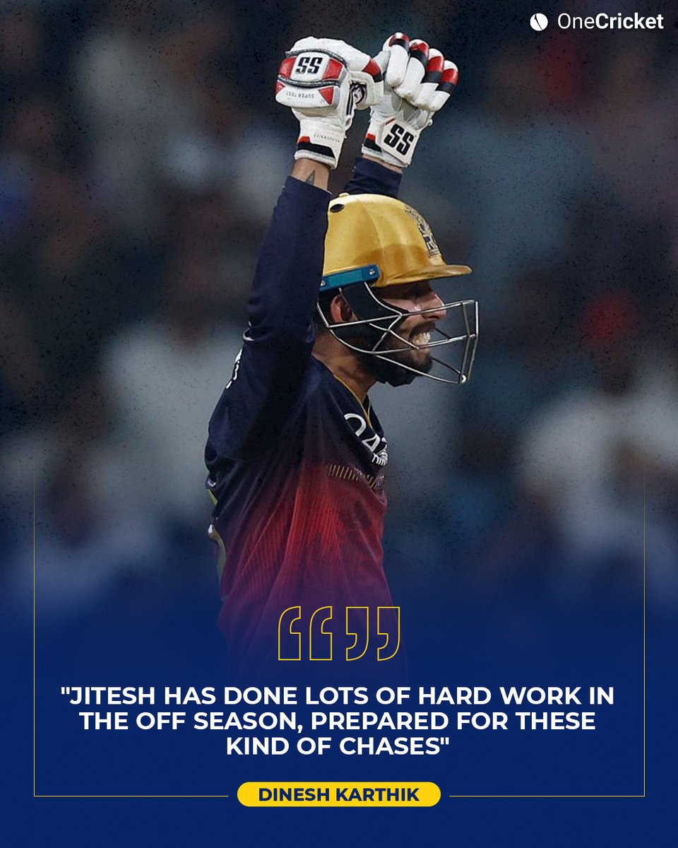 OneCricketApp's tweet image. Hard work always pays off. Maybe not instantly, but definitely eventually. 💯💪

#JiteshSharma #IPL2025 #LSGvsRCB