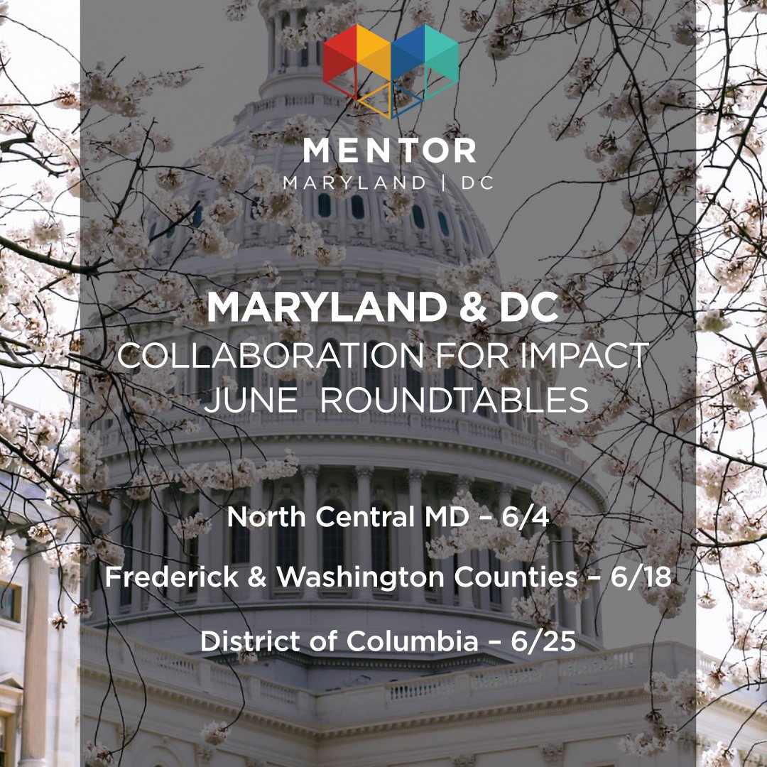 We can't wait see you in SUNNY June (fingers crossed)! That's right, more  Roundtables are coming your way next month, we hope to see you there !
#MentoringAmplifies #MDDCRoundtables

Join us at: bit.ly/MDDCRoundtables