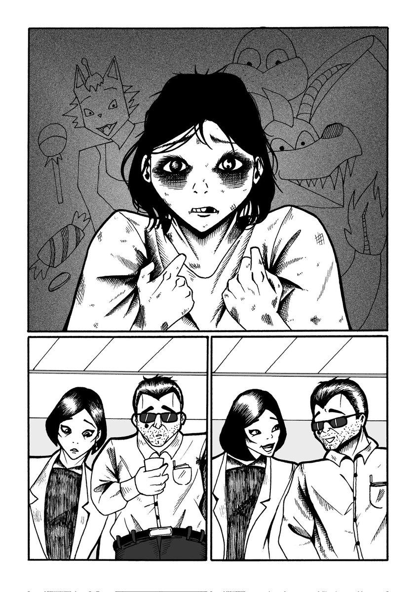 soheilabak's tweet photo. A page from Rice and Candy. This one-shot is available in Globalcomix right now and you can read it. 
#comic #manga #comicbooks #graphic #story #drawing #art https://t.co/gmSYtmztyB