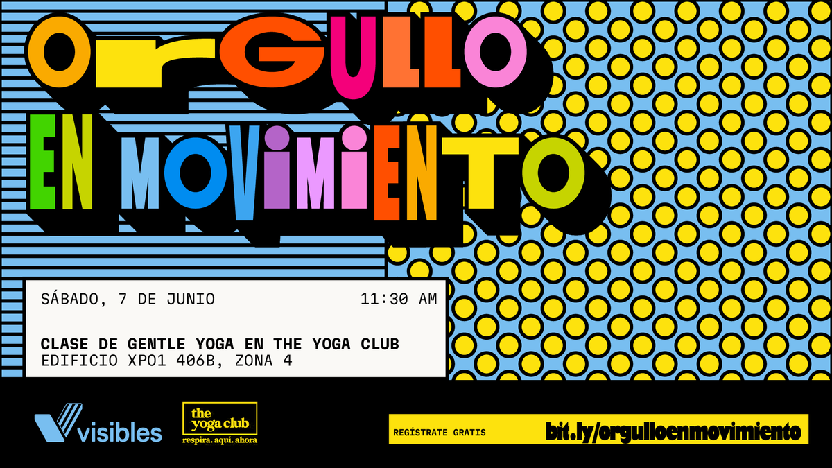 🌈 Celebremos nuestras identidades, nuestros cuerpos y la alegría de habitarnos con amor. Te invitamos a una clase especial de Gentle Yoga, en colaboración con The Yoga Club.

Registrate gratis: bit.ly/OrgulloEnMovim…

🗓️ 7 de junio - 10AM📍 The Yoga Club