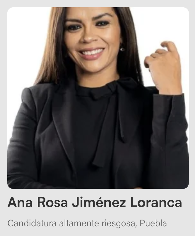 MiguelMezaC's tweet photo. 🚨Dos candidatas judiciales están ligadas con casos de huachicol y nepotismo🚨

Hoy, Reforma publicó nuestra investigación sobre Ana Rosa Jiménez Loranca, candidata a jueza federal en Puebla.

1. Ana Rosa es sobrina del "magistrado huachicolero", Carlos Loranca, con 9 familiares en el PJF.

En 2017, Reforma publicó que el magistrado Carlos Loranca Muñoz tejió una red de nepotismo al interior del Poder Judicial, en la cual incluyó a su hija y ocho sobrinos. 

Tanto el magistrado como su hija fueron destituidos e inhabilitados por 10 años.

A pesar de que la reforma judicial prometía combatir el nepotismo en el PJF, una de las sobrinas beneficiadas por esta red de nepotismo, Ana Rosa Jiménez Loranca, ahora es candidata a jueza federal.

Además de haber tejido esta red, el magistrado era socio de Othón Muñoz Bravo, alias “El Cachetes”, señalado por el Gobierno de Puebla como un «importante líder dedicado al robo de combustible».

Según una investigación de @LaPaginaNegraMX , el magistrado y el empresario eran accionistas de la empresa Energéticos Muñoz, S.A. de C.V., junto con tres hijos del magistrado.

Esta información fue corroborada en documentos registrales publicados en el Sistema de Gestión Registral (SIGER) de la Secretaría de Economía.

El 20 de agosto de 2017, Muñoz Bravo fue detenido en el Fraccionamiento El Secreto de Lomas de Angelópolis, en un operativo de la Fiscalía de Puebla y la Marina.

En el operativo, se aseguraron dos rifles AR-15, un cuerno de chivo AK-47, dos armas 9 MM, 6 vehículos blindados, metanfetaminas, cocaína, mariguana y cristal. Además, según reportó Reforma, dos gasolineras le fueron clausuradas.

Pueden leer el resto de la investigación en nuestra página y en la nota publicada en reforma por @ErikaHenReforma: https://t.co/LvZWV1TrTh

2. La segunda candidata ligada con un caso de huachicol y nepotismo es Tania Gisela Contreras López, actual consejera jurídica del Gobierno de Tamaulipas.

Según una investigación del periodista @hdemauleon, el Centro Nacional de Inteligencia (CNI) de la Secretaría de la Defensa Nacional (SEDENA) tiene a la candidata en la mira.

El CNI ha documentado una red de corrupción, extorsiones y tráfico de huachicol en la Agencia Nacional de Aduanas de México.

El reporte elaborado por el Centro Nacional de Inteligencia de la SEDENA apunta que Tania Gisela Contreras López "es la conexión del Gobierno (de Tamaulipas) con el personaje clave en el manejo turbio de las aduanas: su cuñado, Juan Carlos Madero Larios".

A partir de la publicación de dicha investigación, Tania Gisela Contreras denunció a Héctor de Mauleón y ha logrado una sentencia para intentar censurarlo.

También pueden leer el perfil completo de esta candidata en nuestra página: https://t.co/JaA3aPtG5E 

El día de hoy seguiremos publicando otros casos de candidatos altamente riesgosos en @DefensorxsAC.

Mañana iniciaremos una nueva etapa: vigilar la jornada electoral.