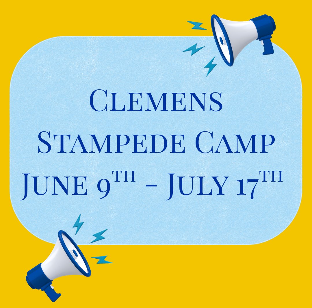 Stampede Camp begins June 9th! Make sure to sign up through MySchoolBucks! Can't wait to see you there!