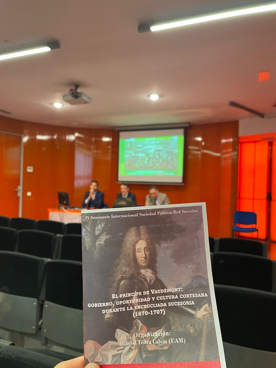 Fantástica jornada en la UAM reflexionando sobre el príncipe de Vaudémont en el contexto sucesorio