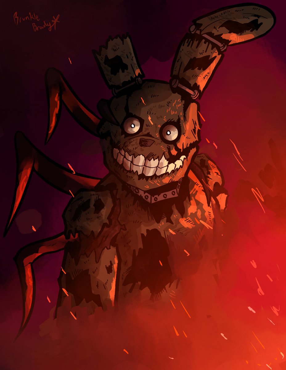 Springtrap art because he’s in DBD #springtrap #DeadbyDaylight #FNAF