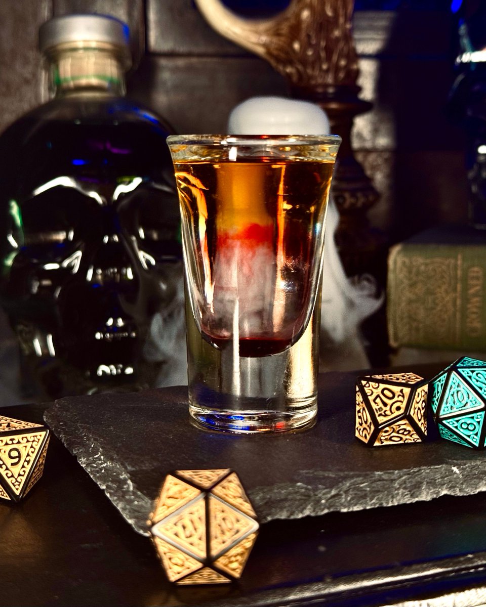 Two new D20 shots have entered The Manor...but beware, not all who roll survive the night. 

💜 Agatha All Along: She’s got her own theme song and a taste that hexes

🩸 The Countess: Velvet gloves, blood-red lips, and a taste for the night. Can you handle the Bad Romance?