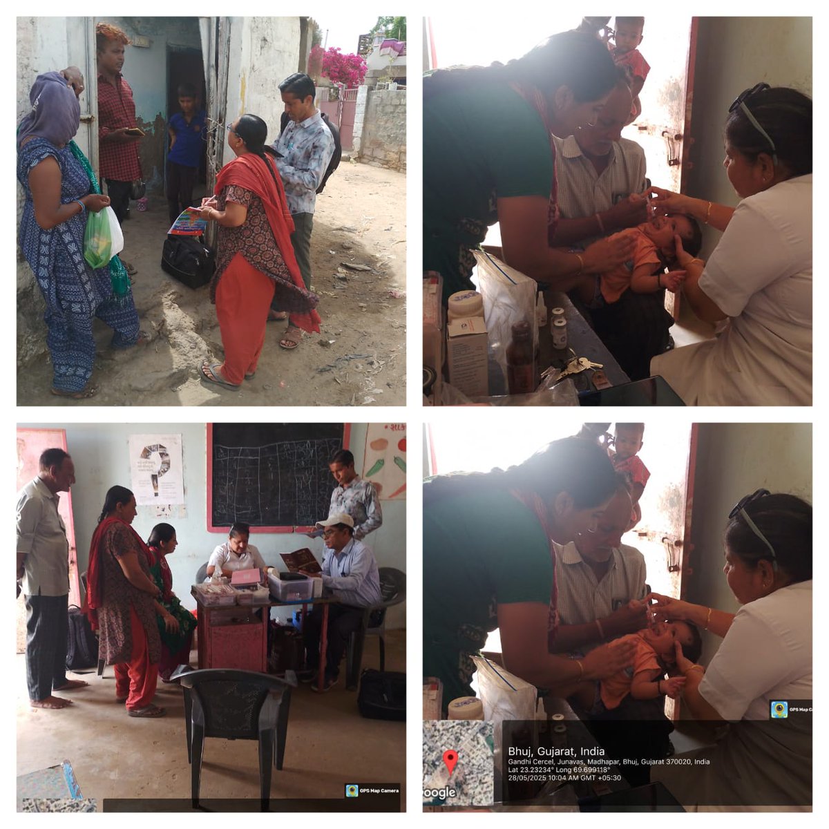 phc_madhapar's tweet photo. તા.28/5/2025.
Tb 100 days સર્વે, મમતા દિવસ સુપર વિઝન. જોગીવાસ વિસ્તાર, જોગીવાસ આંગણવાડી મમતા દિવસ. માધાપર 1.
PHC માધાપર.
THO ભુજ https://t.co/EPmOUz2bJV