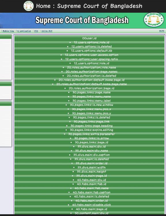shadowprotocol1's tweet photo. Here We Go,

The Indian Cyber Phantom X Shadow Phantom X Shadow Protocol Has Successfully Breached The Database Of Supreme Court Of Bangladesh ‼️

If Any Government Members Want Database? 
Contact Us

#Indian_Cyber_Phantom
#Shadow_Protocol
#Shadow_Phantom https://t.co/DcNJgF1AQ0
