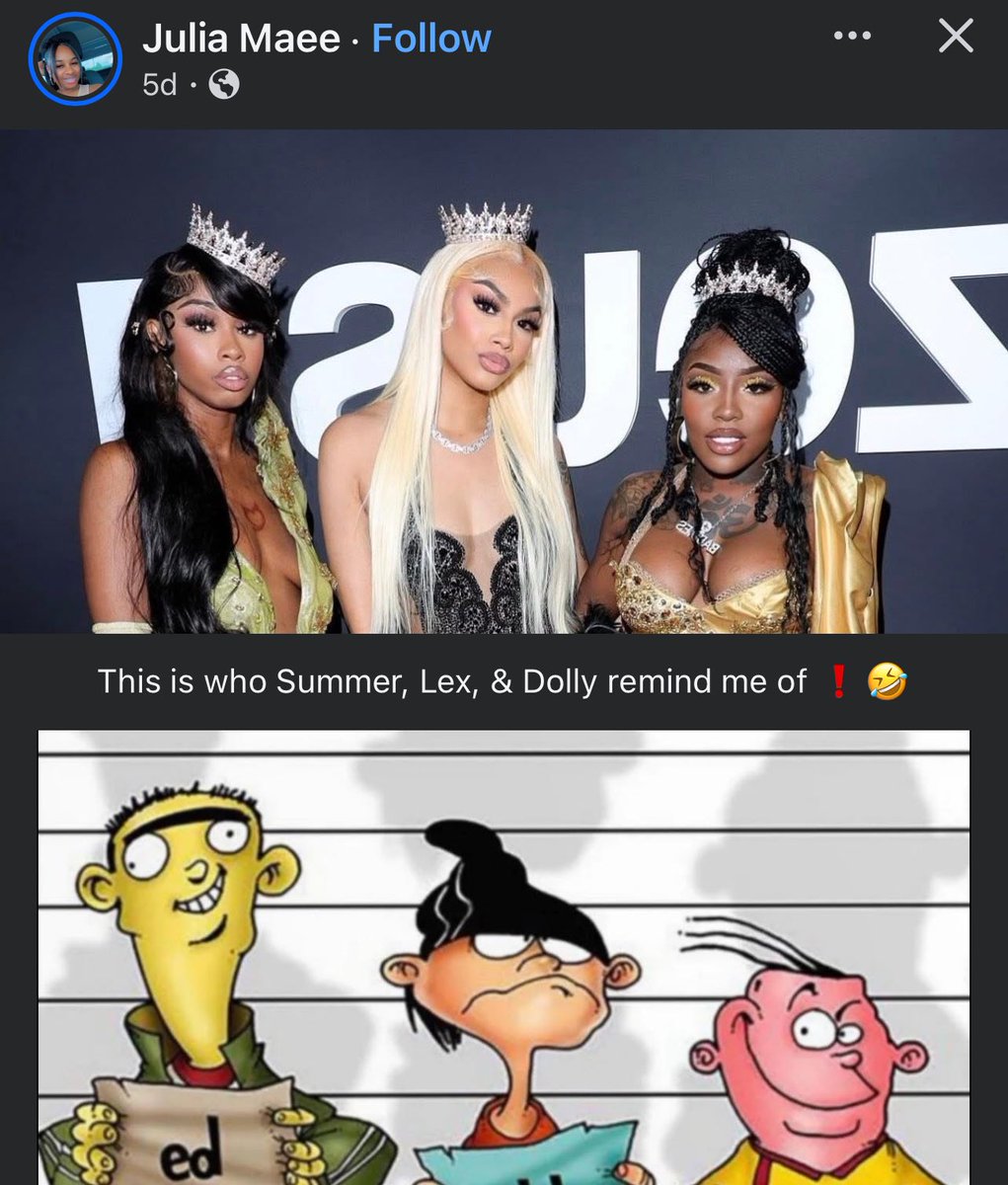 Fans are comparing The Big 3 to Ed, Edd &amp; Eddy 😂 #BaddiesAfrica