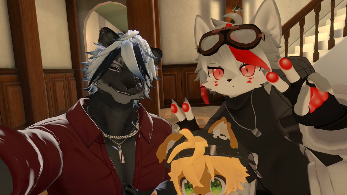 hetareLION3's tweet photo. kemocafeにお邪魔させて頂いたら、
まさかの別グループでの知り合いに遭遇しました!
皆アバターになってもかわいかった…!
メンバーの一人が誕生日だったみたいです!尚々さんおめでとう!!
こういう出会いがあるから、イベント事って楽しいなー!!
#kemocafe https://t.co/aMcfiaoopM