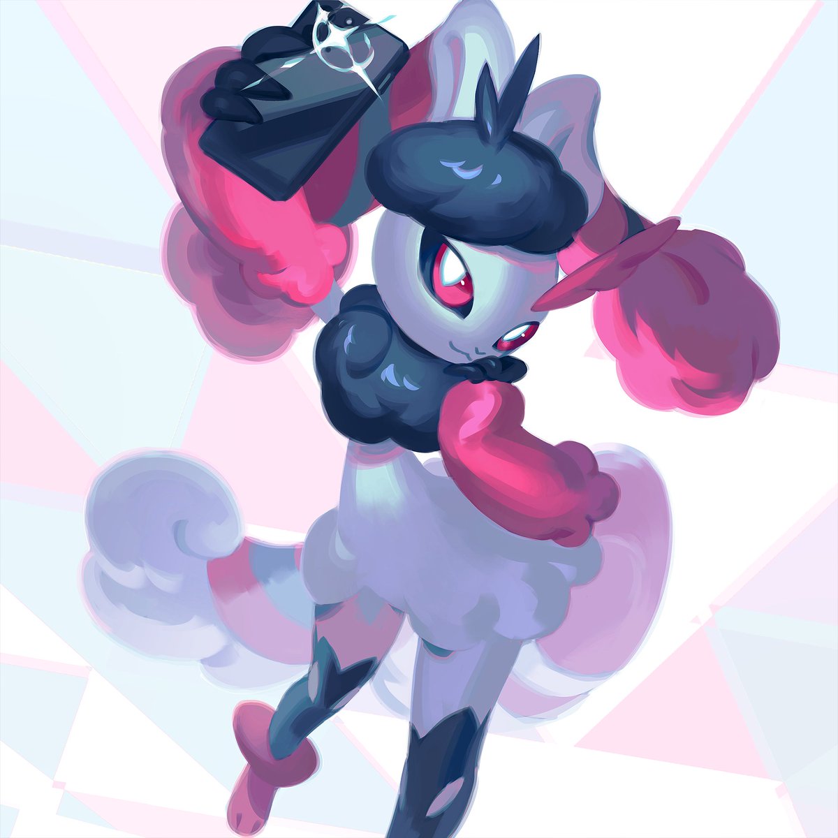 Sylvonyx's tweet image. 🎀fakemon appreciation post🎀
Berserk Gene by @MrDjWalnut
Lopunny-Meowstic fusion by @Darksilvania
Kalosian Serperior by @VIK_works
Mega Mismagius by @Gooompy