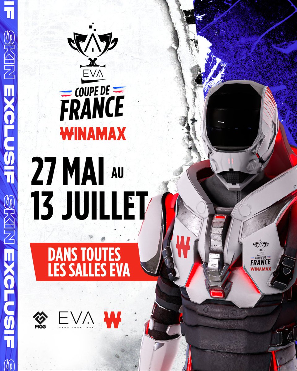 Le skin WINAMAX fait son entrée sur After-H ! 👏⁠
⁠
🗓️ Du 27 mai au 13 juillet
⁠📍 Dans toutes les salles EVA
⁠
D’autres surprises <a href="/WinamaxSport/">Winamax Sport 🔞</a> sont à venir… 👀

👉 La diffusion de la Coupe de France Winamax 2025 a commencé hier sur <a href="/MGG__TV/">MGG TV</a>💪⁠