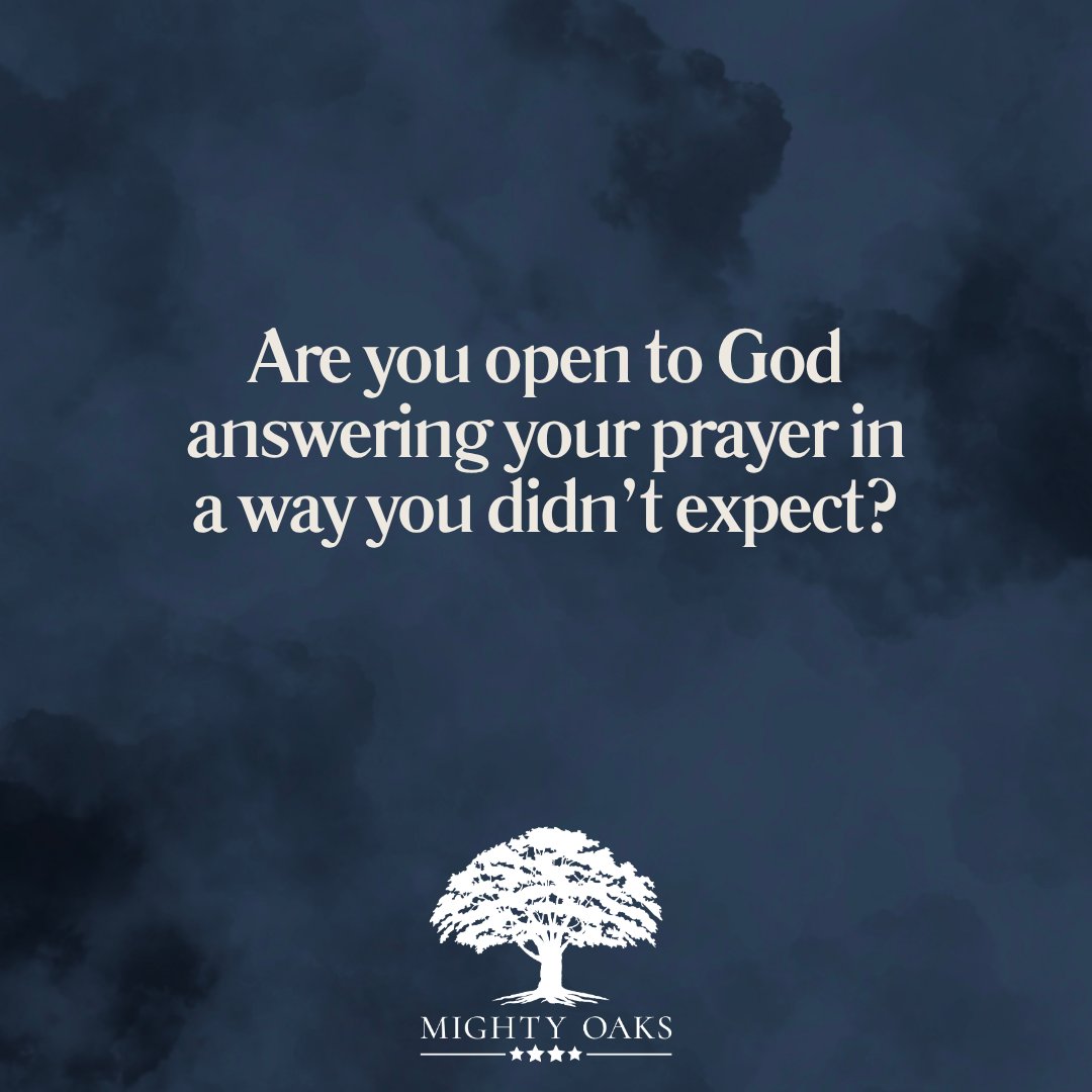 Sometimes we come to God with a checklist: how we want things fixed, how we expect answers to look. But God often has something better in mind.

When we surrender our expectations and trust Him fully, He goes deeper than our requests and meets us at the core of our needs.

Are