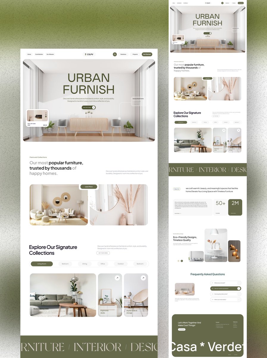 laibacreatives's tweet image. Designed this Ecommerce Furniture Website 🪑
How is it? DM me for your Website Project 📩
