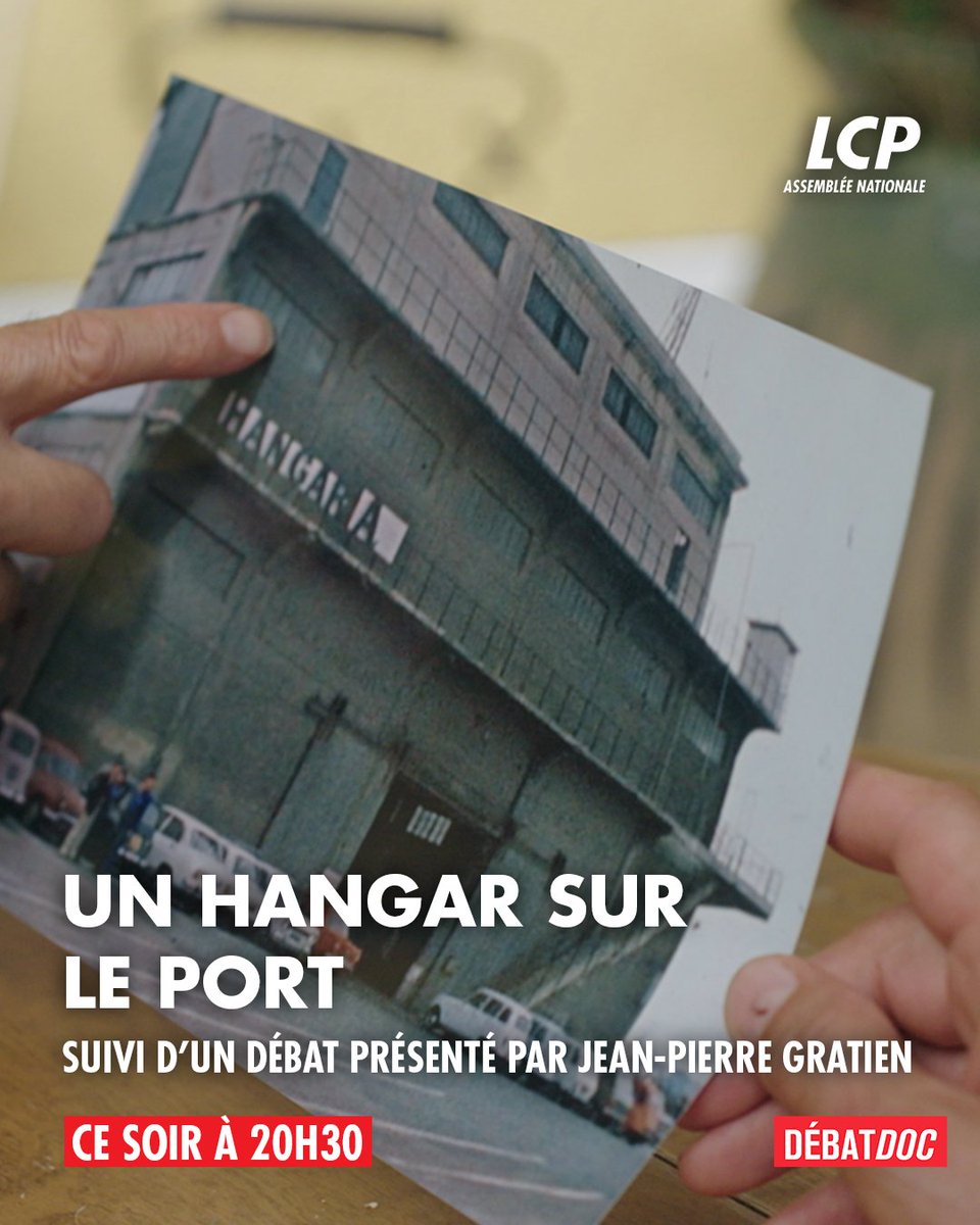 LCP (@lcp) on Twitter photo 📺A 20h30 dans #DébatDoc, « Un hangar sur le port »
👉Suivi d'un débat "Immigration : Arenc, le hangar de la honte" présenté par <a href="/jpgratien/">Jean-Pierre Gratien</a> avec :
🔹Olivier Bertrand, réalisateur du doc
🔹Naïma Huber-Yahi, historienne
🔹<a href="/b_stora/">benjamin stora</a>, historien 📺A 20h30 dans #DébatDoc, « Un hangar sur le port »
👉Suivi d'un débat "Immigration : Arenc, le hangar de la honte" présenté par <a href="/jpgratien/">Jean-Pierre Gratien</a> avec :
🔹Olivier Bertrand, réalisateur du doc
🔹Naïma Huber-Yahi, historienne
🔹<a href="/b_stora/">benjamin stora</a>, historien