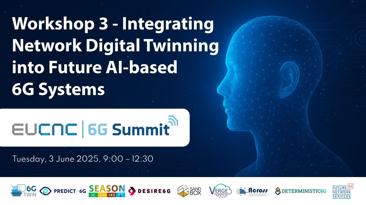 ACROSS Horizon Europe (@horizon_across) on Twitter photo 🌐 #ACROSSproject will join <a href="/EuCNC/">2025 EuCNC & 6G Summit</a> in Poznań!
🔍 Visit us at Booth #34 with <a href="/project_FIDAL/">FIDAL PROJECT</a> for a joint demo on orchestration & Maestro platform.
💡 Join Workshop 3 on NDTs with Diego Lopez (<a href="/Telefonica_En/">Telefónica</a>) & fellow EU-funded projects.
ℹ️ bit.ly/4mvPxuB
#EuCNC25 #6G 🌐 #ACROSSproject will join <a href="/EuCNC/">2025 EuCNC & 6G Summit</a> in Poznań!
🔍 Visit us at Booth #34 with <a href="/project_FIDAL/">FIDAL PROJECT</a> for a joint demo on orchestration & Maestro platform.
💡 Join Workshop 3 on NDTs with Diego Lopez (<a href="/Telefonica_En/">Telefónica</a>) & fellow EU-funded projects.
ℹ️ bit.ly/4mvPxuB
#EuCNC25 #6G