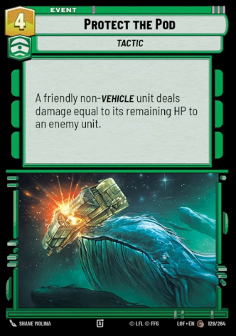 GoldenDicePod's tweet photo. Two spoilers from Les Cartes sur Table par AntreJeux Studio. More Kanan support with a 2/7 space sentinel that is a creature! Kanan can really shut down space with this unti plus his leader ability.

https://t.co/INvOjSR2Z3

#SWU https://t.co/IF5hPqrg7u