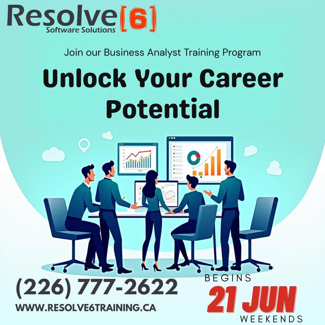 resolvesix's tweet photo. Join our Job-Ready BA Training Program starting June 21
🧠 Hands-on tools: JIRA, Visio, Confluence, Excel
📚 Learn BRD, FRD, Agile, Process Modelling
🗓️ Every Saturday | ⏰ 9:30 AM–11:30 AM | 💻 Live Online
📞 (226) 777-2622 | 🌐 https://t.co/hF9nYgXoME

💼 Perfect for beginners https://t.co/jEkIgianrZ