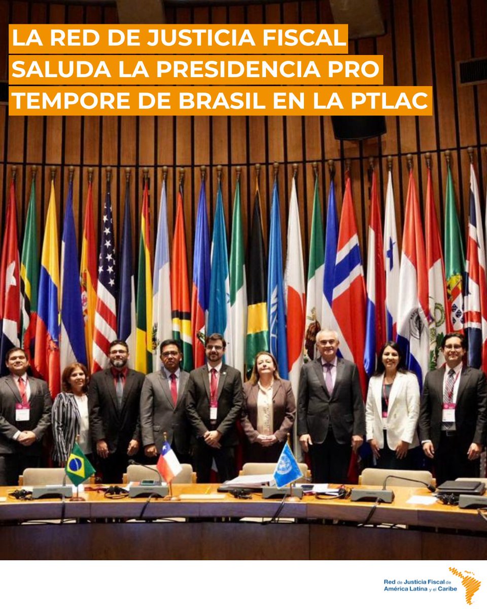 La Red de Justicia Fiscal de América Latina y el Caribe saluda la presidencia pro tempore de #Brasil en la Plataforma Regional de Cooperación Tributaria de América Latina y el Caribe #PTLAC, y destaca el rol clave de <a href="/cepal_onu/">CEPAL</a> para avanzar hacia una fiscalidad más justa,