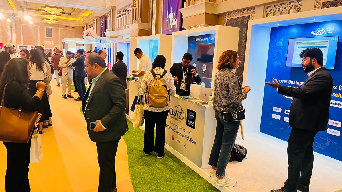What an incredible day at Agentforce World Tour Dubai!

Our booth buzzed with engaging visitors and rich conversations.
We delivered an inspiring session on Reimagining Free Zones, sparking fresh ideas and innovation.

It was amazing exchanging insights with industry peers and