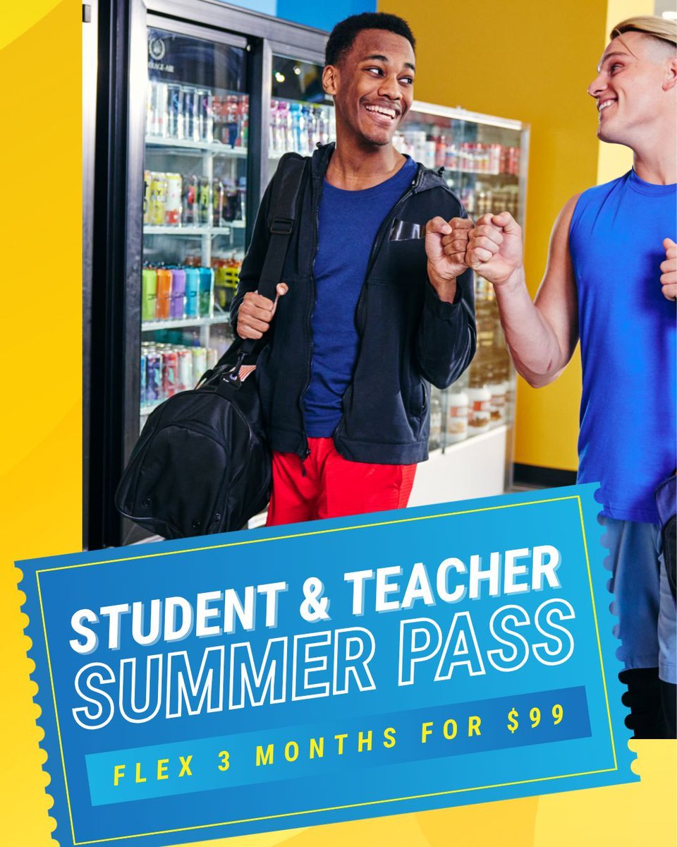 Students and teachers, this is your sign to level up your summer.
Get the FC Summer Pass: 3 months, $99, unlimited access.
No commitment, all the perks.

👉 fitnessconnection.com/summer-pass
#SummerPass #FitnessConnection #StudentDiscount #TeacherPerk