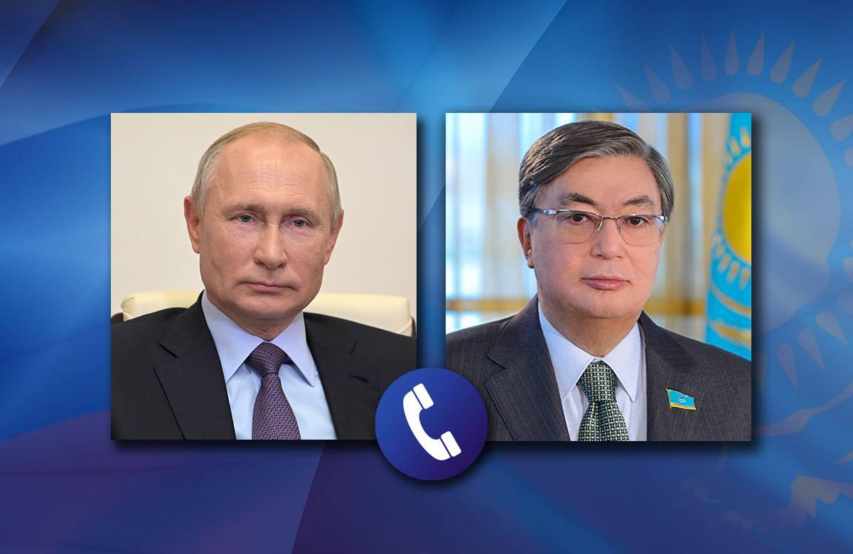 Putin, Tokayev Discuss Trade and Energy Cooperation in Phone Call

Moscow, May 28, 2025 –
Russian President Vladimir Putin held a telephone conversation with Kazakh President Kassym-Jomart Tokayev to discuss key issues related to strengthening bilateral cooperation, particularly
