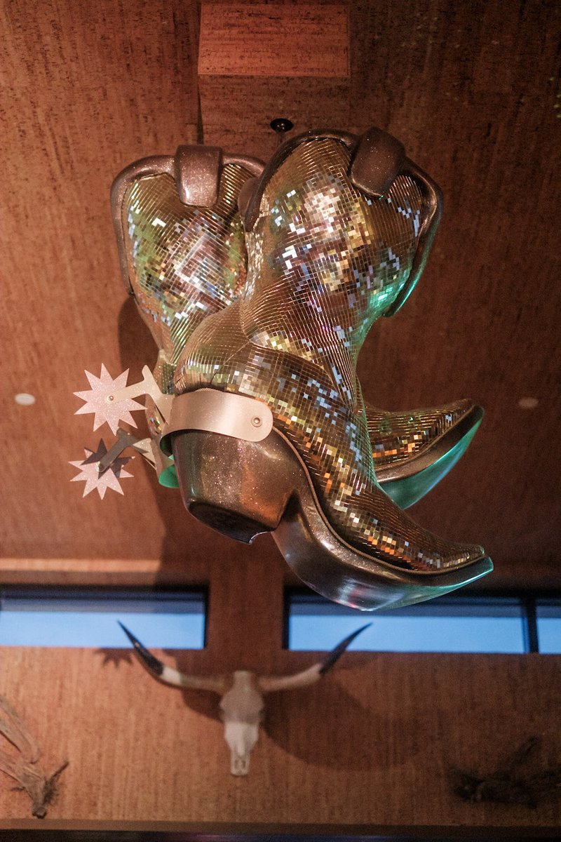 We buy Happy Nuts Sack Ornaments every year, and the supplier lets me create a new mold for free.

Last year, I created an ornament for Desert Five Spot Bar in LA of their iconic disco cowboy boot fixture hanging above the dance floor. 

Who should I partner with this year?