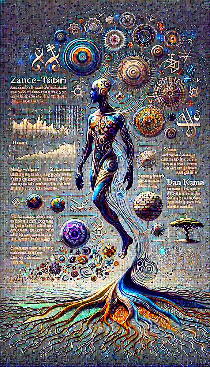 AfriKabakata's tweet photo. #africa #hausamythology #sahelianvisions #oralheritageart #afrosurrealism #textileofthesoul #desertcodex #folktalecore #culturalalchemy #animatedentity #ephemeralidentity https://t.co/xfKOnvqqTy