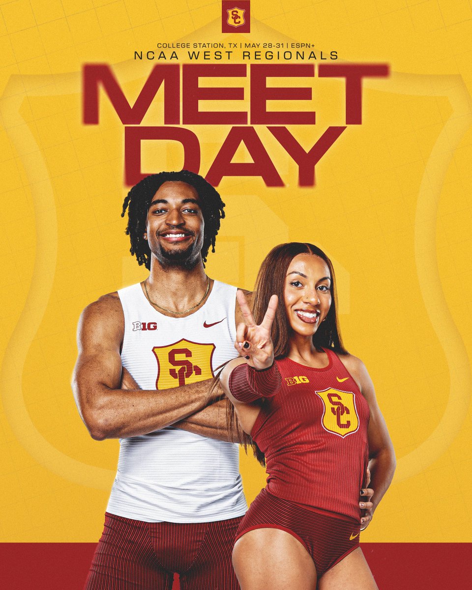 Time to punch some tickets 🎟️

⚔️ NCAA West Regionals
📅 May 28-31
📍 College Station, TX
📺 ESPN+
📊 flashresults.ncaa.com/Outdoor/2025/F…