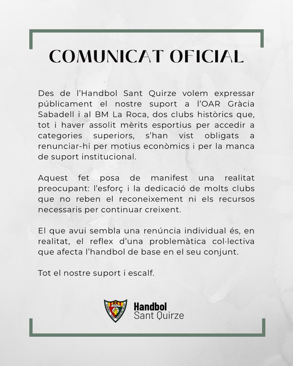 Handbol Sant Quirze tweet media