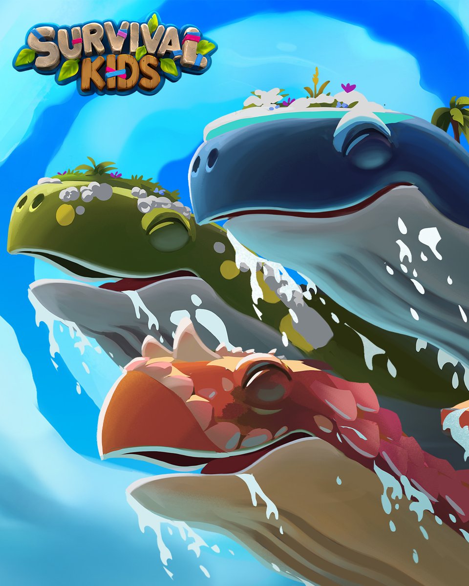 Explorarás entornos diferentes en #SurvivalKids: desde la jungla hasta el desierto y la tundra. 🌴🏜️❄️

Pero estas no son islas comunes... ¡viven a lomos de criaturas gigantes parecidas a tortugas llamadas Whurtles! 🐢

Embárcate en tu aventura: nintendo.com/us/store/produ…
