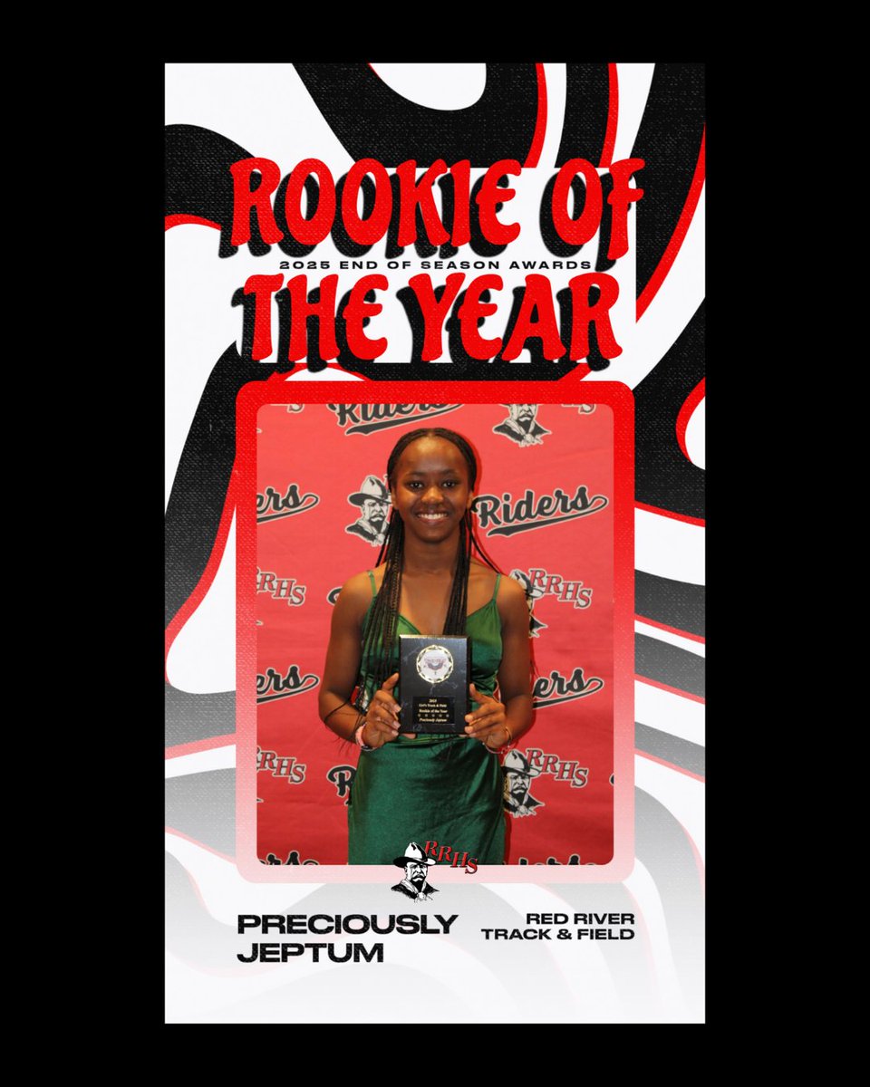 rrgirlsxctf (@rrgirlsxctf) on Twitter photo 2025 END OF SEASON AWARDS voted on by the coaches. <a href="/RRHSactivities/">Red River High School Activities</a>
π΄ TEAM MVP- Sophie Brakke.
π΄ THE RED STICK AWARD- Preciously Jeptum.
π΄ ROOKIE OF THE YEAR- Preciously Jeptum. 2025 END OF SEASON AWARDS voted on by the coaches. <a href="/RRHSactivities/">Red River High School Activities</a>
π΄ TEAM MVP- Sophie Brakke.
π΄ THE RED STICK AWARD- Preciously Jeptum.
π΄ ROOKIE OF THE YEAR- Preciously Jeptum.