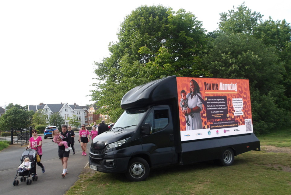 AdsDirectLtd's tweet image. What a joy helping spread awareness of the benefits of #breastfeeding for @MbroCouncil with their #mamazing campaign via our unmissable #digivan 
experience fabulous #awareness at lower costs than #online #radio #newspaper or #tv #advertising
Email- digivans@adsdirect.org.uk