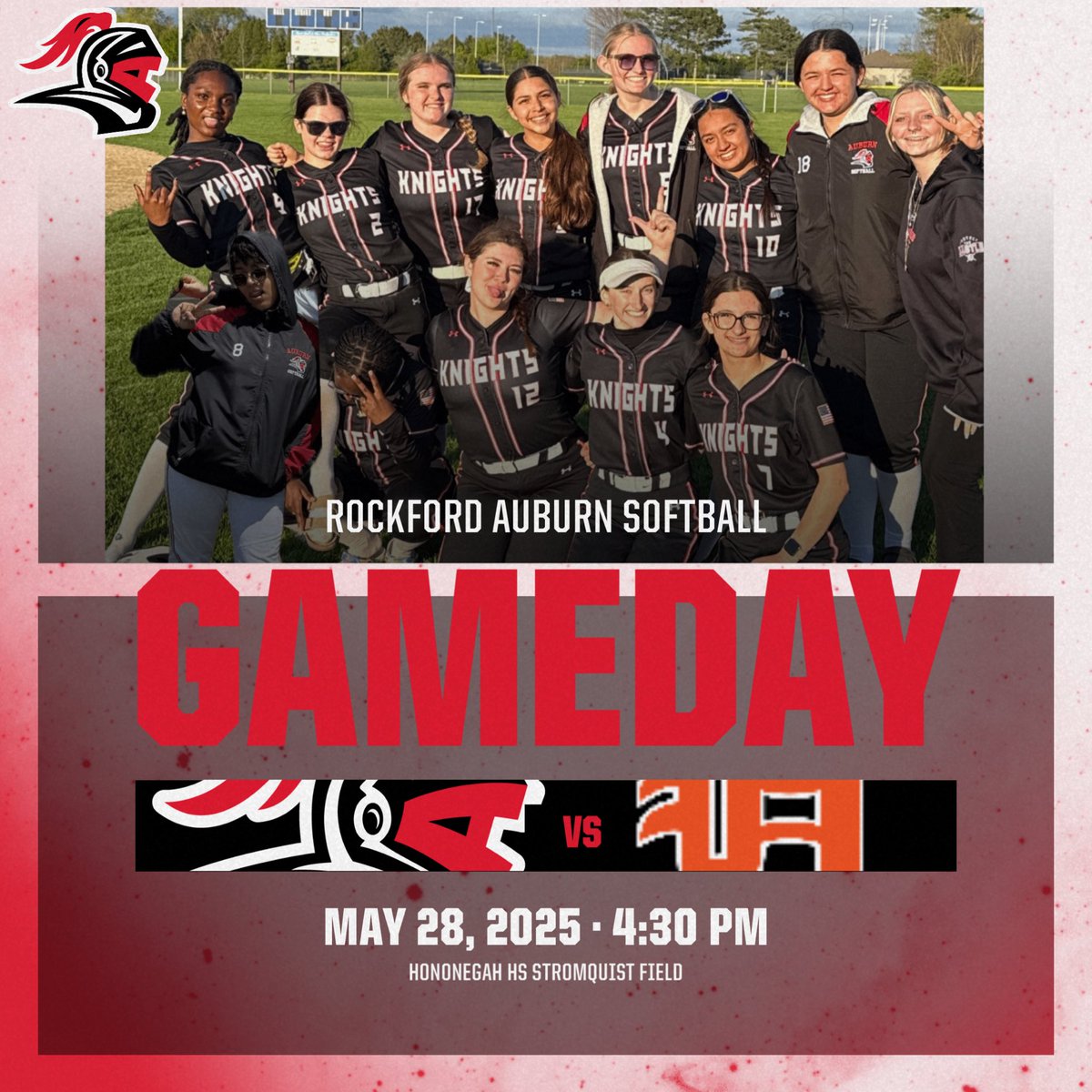 REGIONALS!!!

Auburn vs Dekalb

📍Hononegah HS
      307 Salem St
      Rockton, IL 61072
⏰ 4:30pm
💵 $7 at the gate

LET’S GO!!!