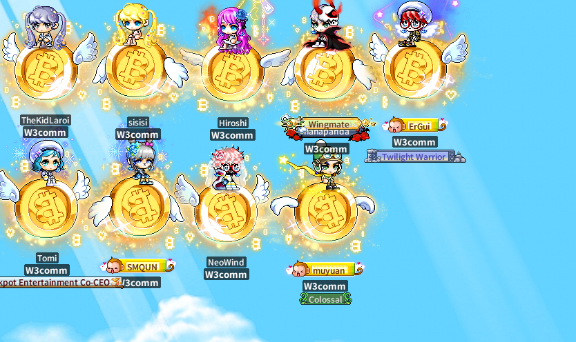 These are my guild mates. Some of them, like me, started playing on the international server.<a href="/maoliqiusi666/">毛里求丝</a> 
#MaplestoryU #MaplestoryN #NXPC #Bitcoin
NAME:Tomi
SERVER:Fang
<a href="/MaplestoryU/">MapleStory Universe</a>