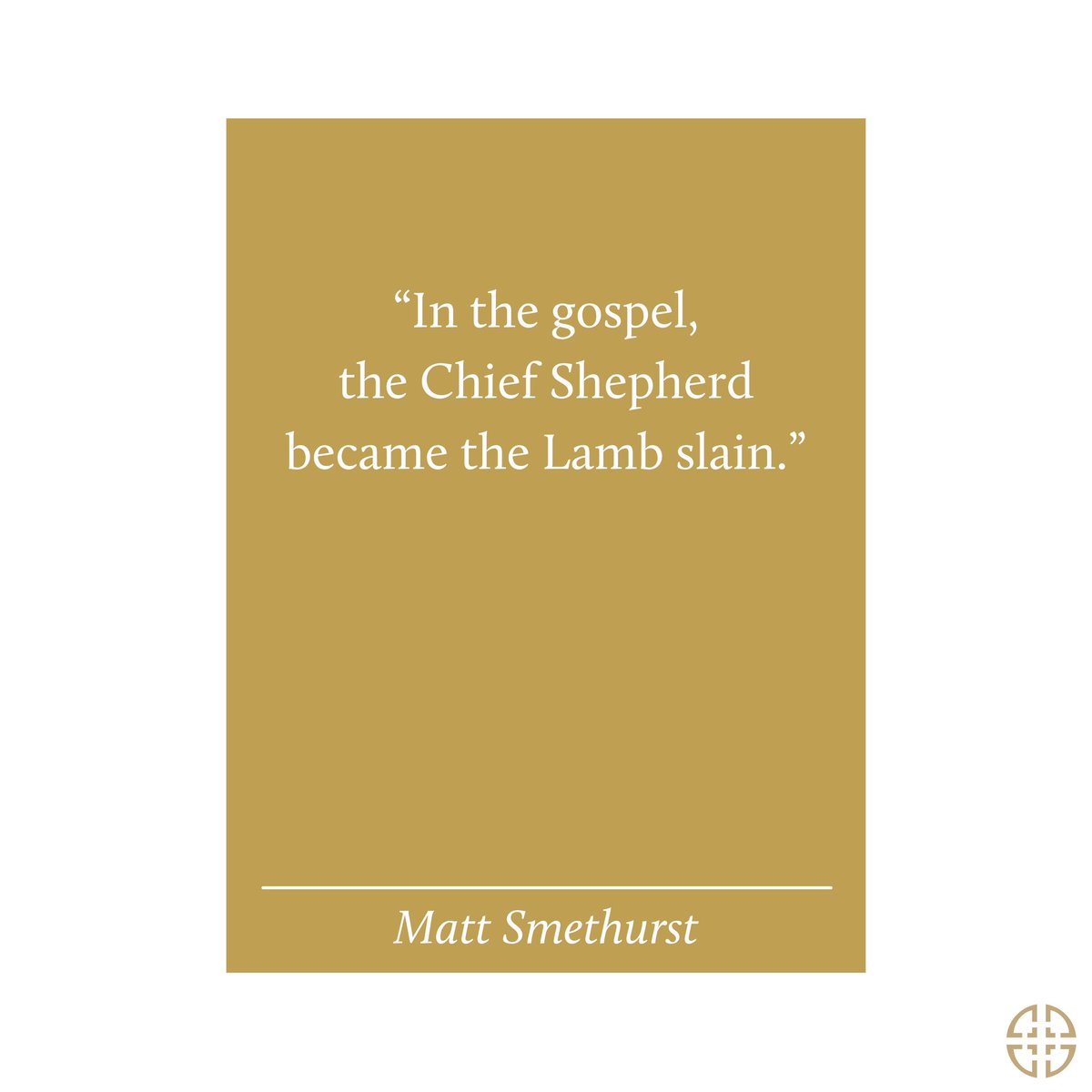 RCBCRichmond's tweet image. “In the gospel, the Chief Shepherd became the Lamb slain.”
Full message at the link in bio!