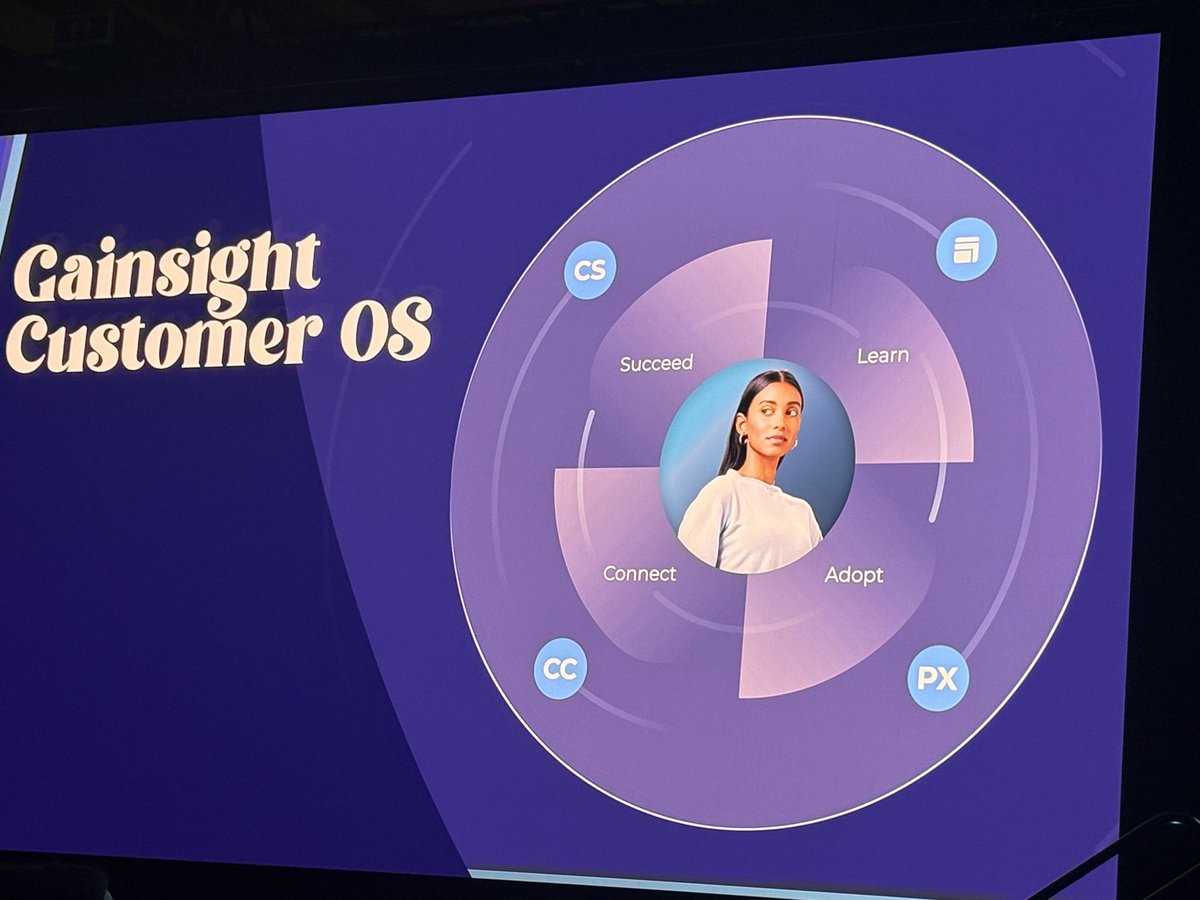 契約 - オンボ - 活用 -拡大というジャーニーはベンダーから見た顧客の状態。
今後はLearn - Adopt - Connect - Succeedと顧客中心のジャーニーに変えていきます！
たしかに顧客は自分がどのフェーズにいるかを考える訳ではなく、ユーザーが使えているのか、成功しているのかを考えている！#Pulse2025