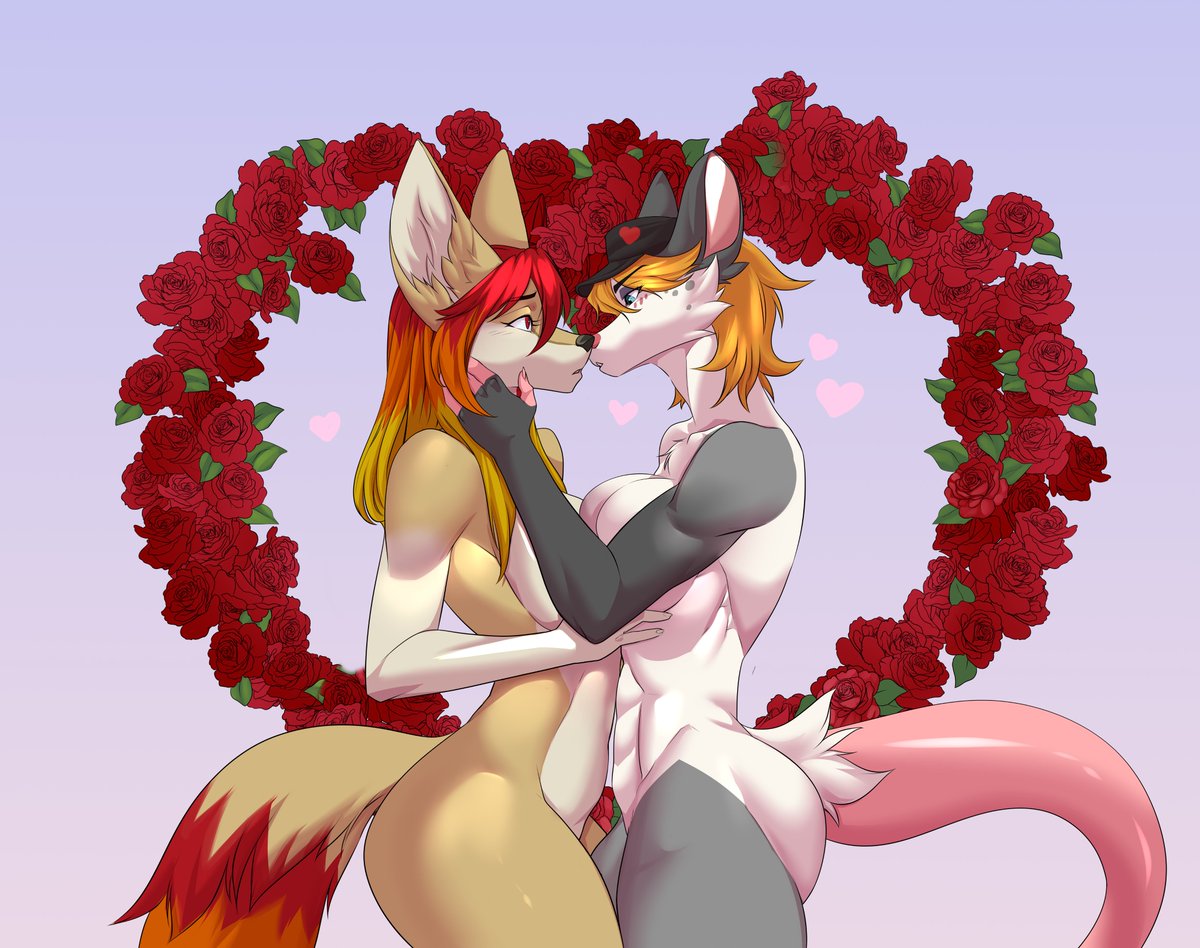 fycroh's tweet photo. He’s all muscle and mischief. She’s all curves and desert heat. When they meet, the air turns electric."
 #WildLove #FennecAndPossum #DesertHeat #ElectricConnection #ForbiddenFlame @ZakiV31  ♥ https://t.co/39f26P7zqr