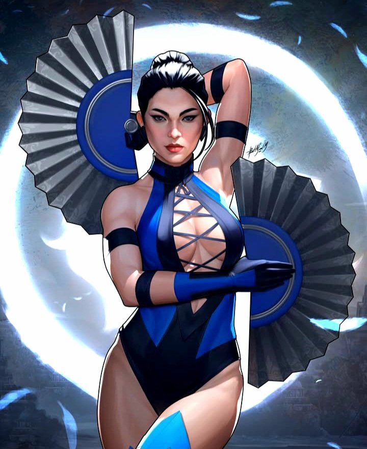 Princess Kitana art  by Dalejomej 💙