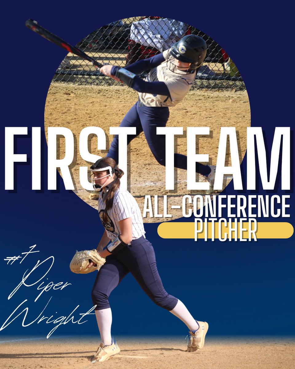 CollsSoftball's tweet image. Another huge congratulations to Piper and Jill for receiving first team all-conference!! We are so proud of you ladies!!🥎