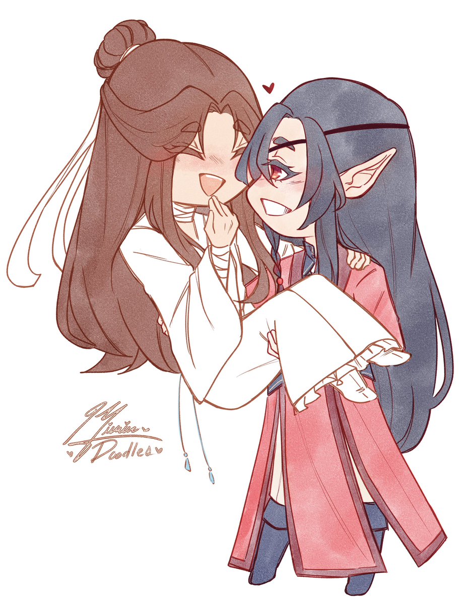 mimindoodles's tweet image. For @EYskay , who wanted little chibi hualian! I love these two to pieces 🥺💕💕💕
Hope you like it!!!
#hualian #TGCF #xielian #huacheng