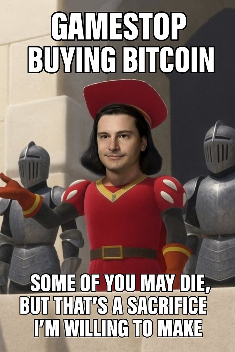 🚨 GameStop just bought Bitcoin.

Yes, $GME is back in the spotlight—and this time it’s buying $BTC. $AMC

Let’s talk about what this means for Bitcoin, GameStop, and investors watching the next leg of this bull market. 🧵👇

GameStop didn’t just hire Roaring Kitty again or