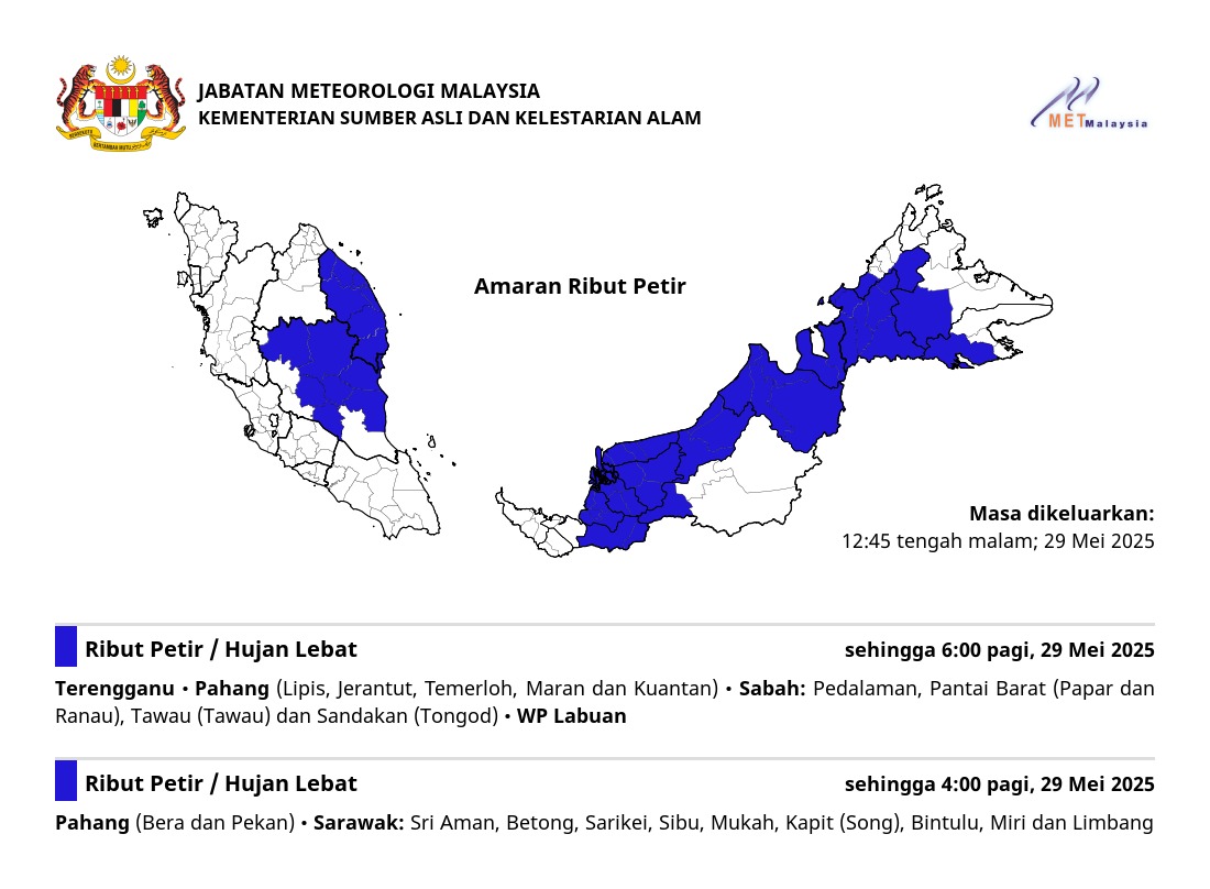 metmalaysia's tweet photo. AMARAN RIBUT PETIR. ⛈⛈⛈ 

#ributpetirmetmalaysia
#metmalaysia
#NRES
#MalaysiaMadani https://t.co/wLFIPx52iq